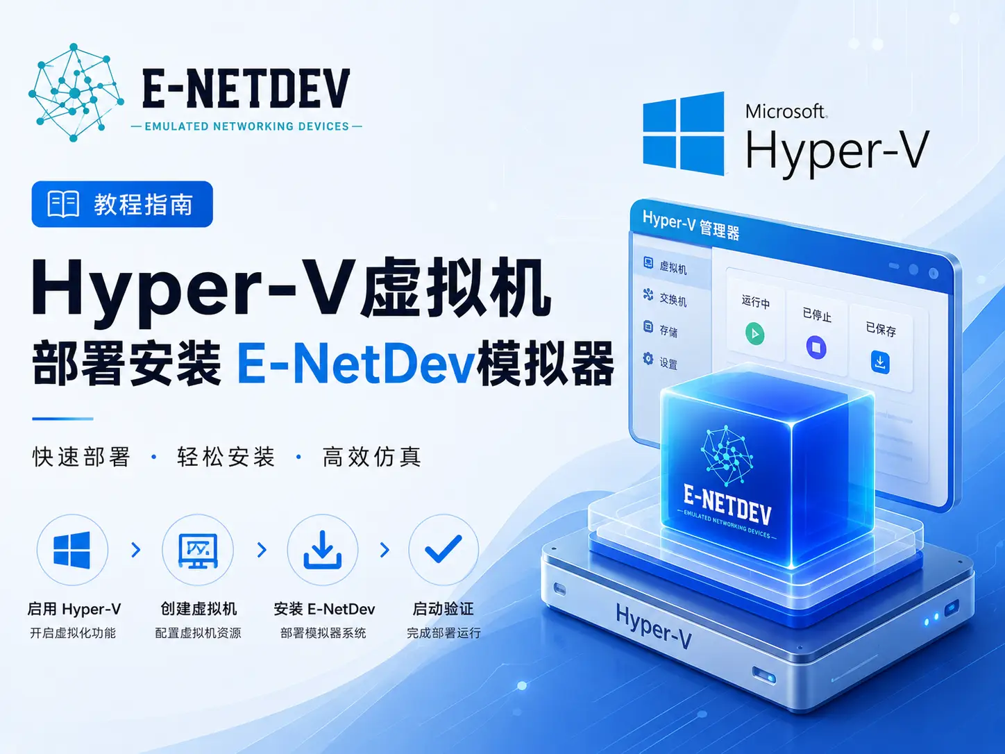 Hyper-V虚拟机部署安装E-NetDev模拟器(六)【Hyper-V虚拟机】-E-NetDev模拟器・中文站点
