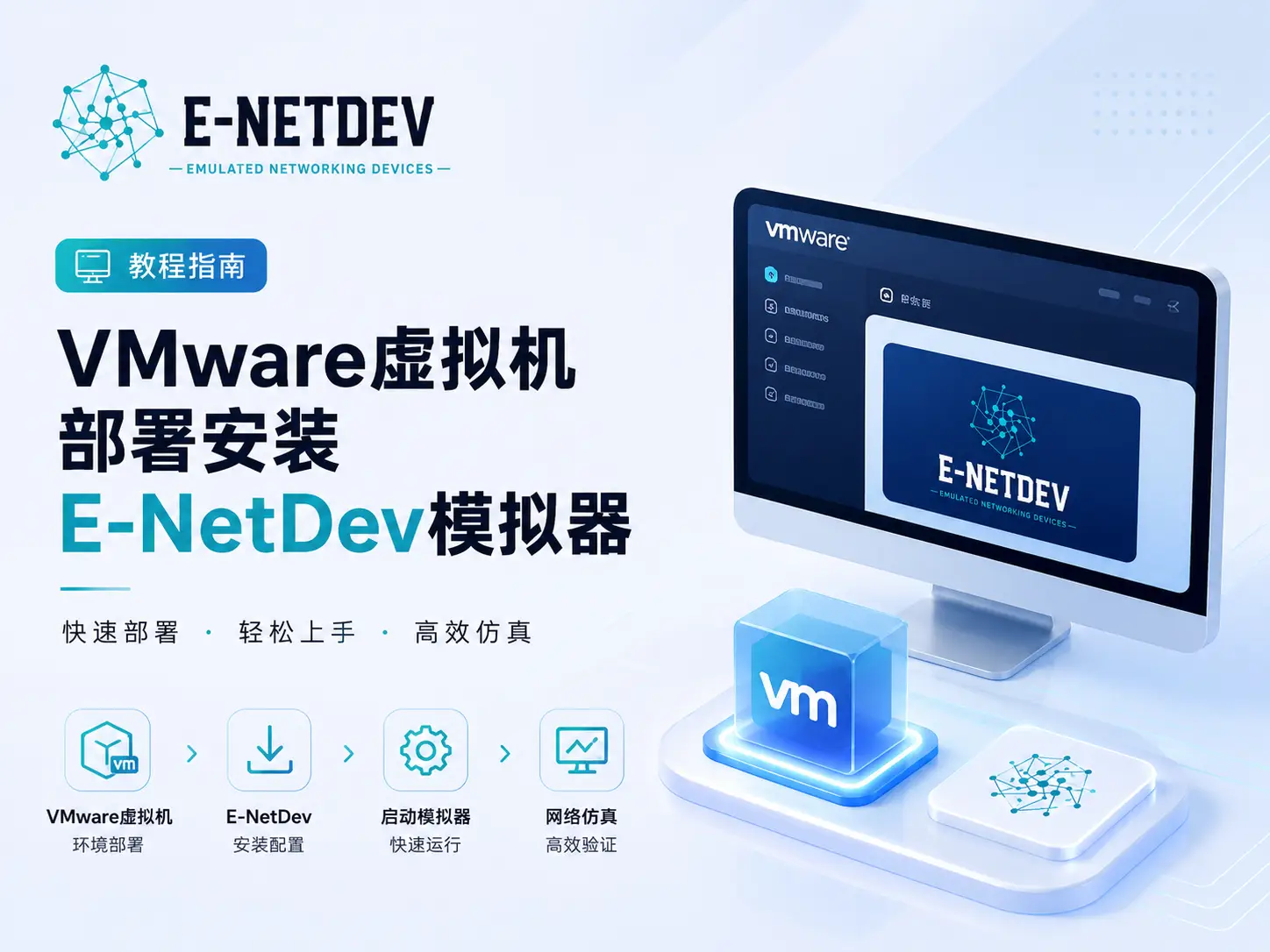 vmware虚拟机部署安装E-NetDev模拟器(一)【vmware虚拟机】-E-NetDev模拟器・中文站点