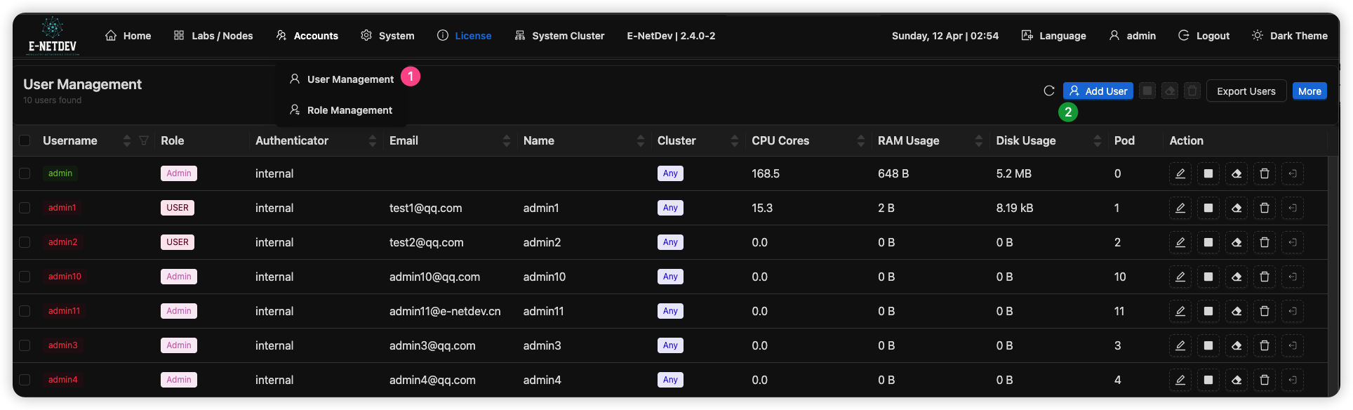 图片[1]-E-NetDev 仿真模拟平台：用户创建与角色管理员教程-E-NetDev模拟器・中文站点