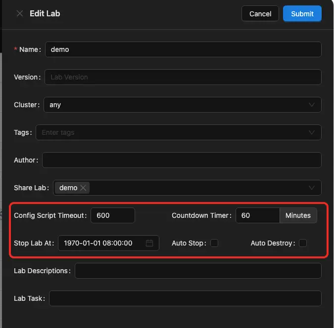 图片[1]-e-NetDev 实验定时停止 / 自动停止 / 自动销毁功能使用教程-E-NetDev模拟器・中文站点