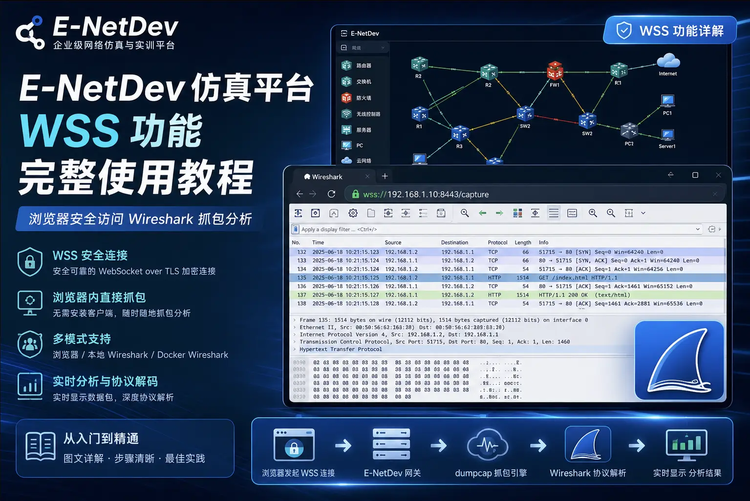 E-NetDev：WSS 本地控制台使用教程-E-NetDev模拟器・中文站点